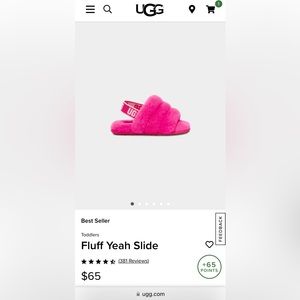 NWOT! Ugg Toddlers size 11
Fluff Yeah Slide